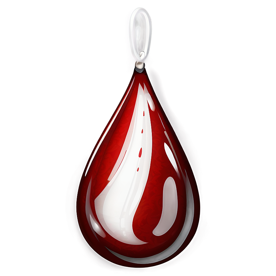 Blood Drop With Highlights Png 71