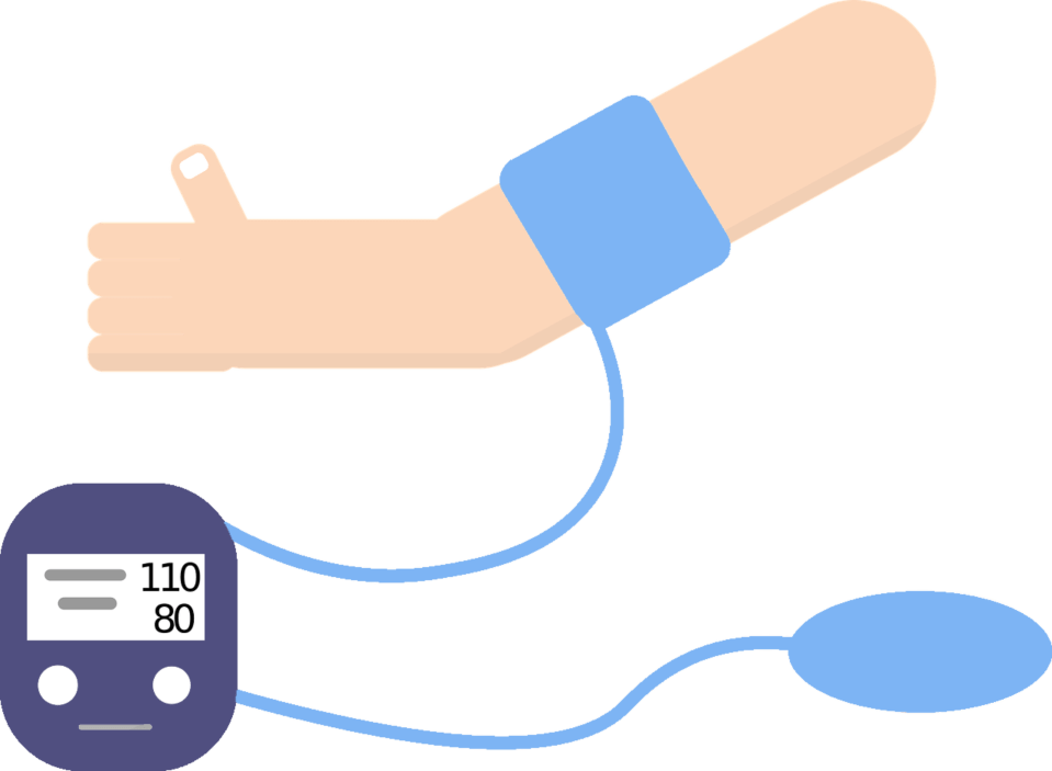 Blood Pressure Monitor Illustration