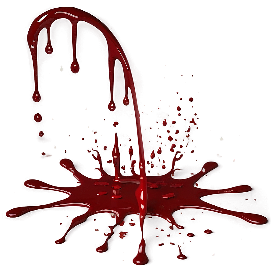 Blood Spatter For Horror Art Png Fjn45