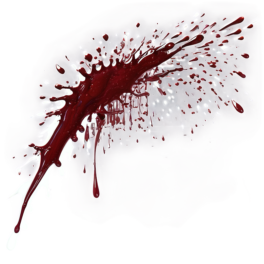 Blood Spatter On Black Png 8