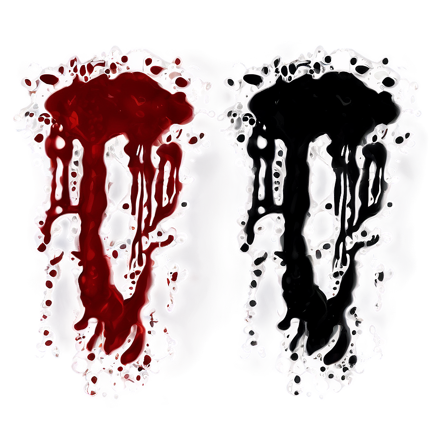 Blood Spatter Silhouette Png Snb