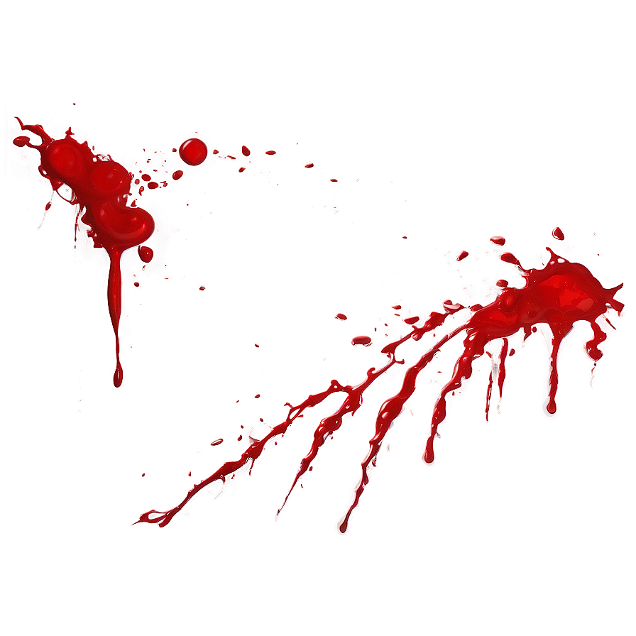 Blood Splatter Artwork Png 20