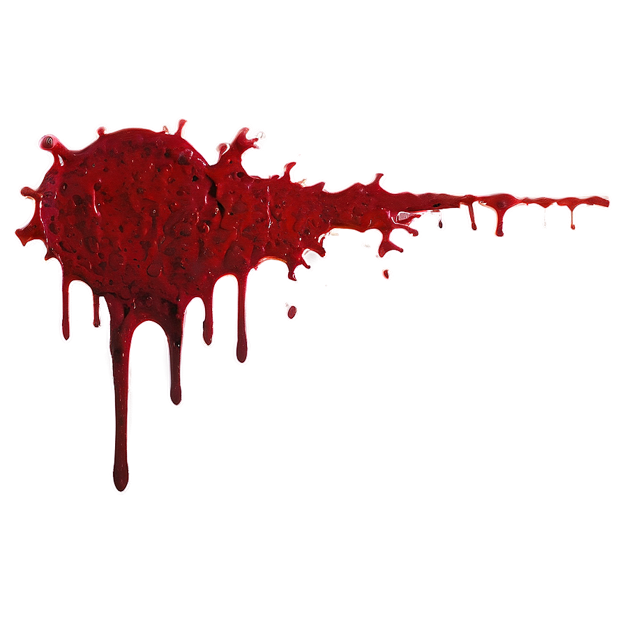 Blood Splatter Transparent Background 05262024