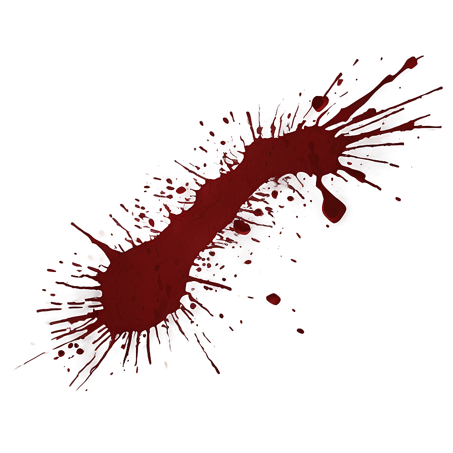 Blood Splatter Transparent Illustration Ubj55