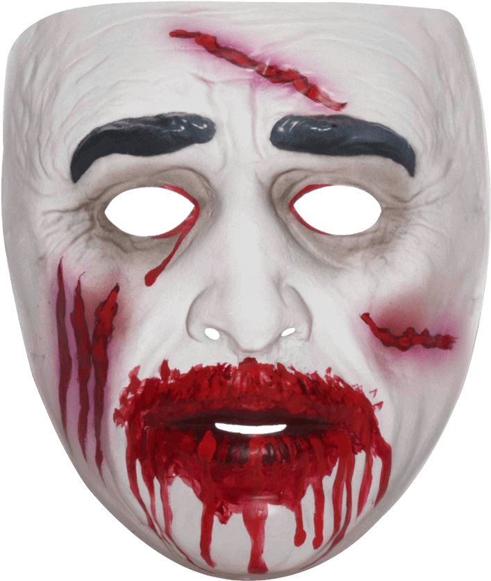 Bloody White Mask Horror Prop.png
