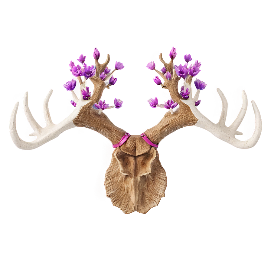 Blooming Antler Scene Png 06212024