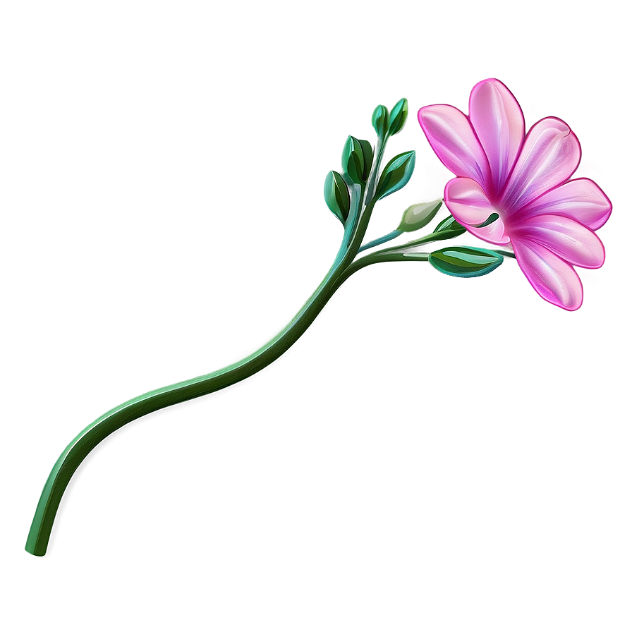 Blooming Flower Stem Png 44