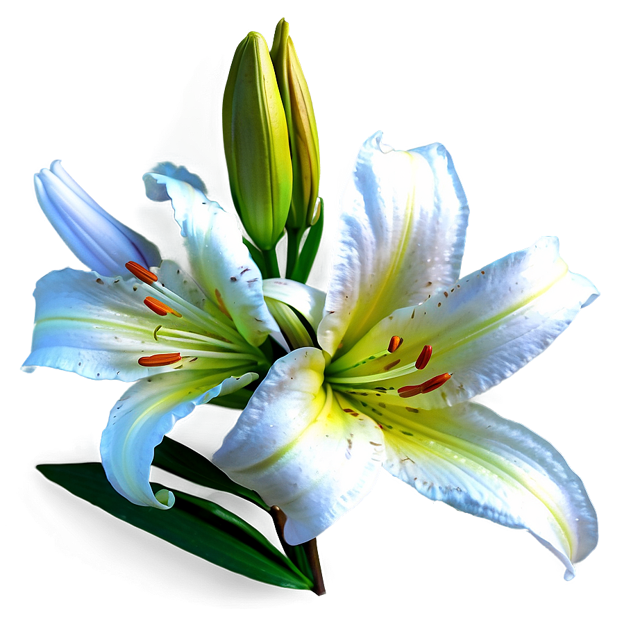 Blooming Lily Flower Png 92