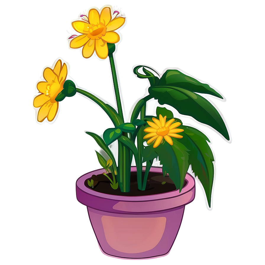 Blooming Plant Clipart Png 19