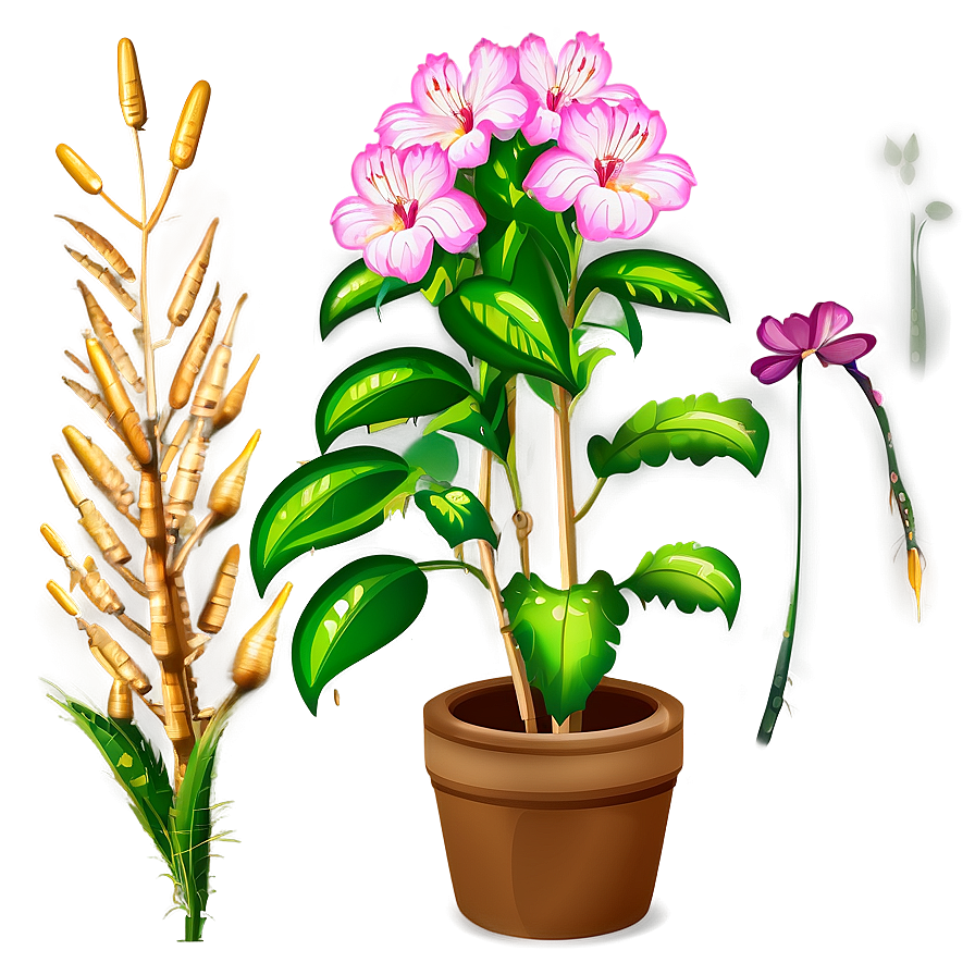 Blooming Plant Clipart Png Qhy66