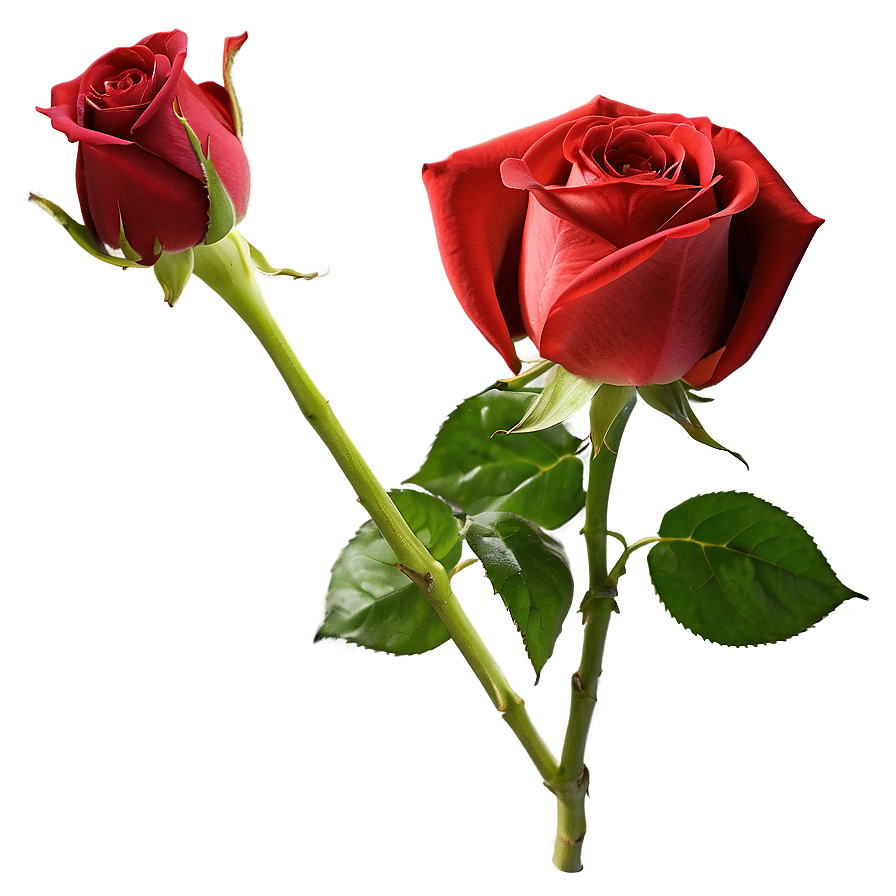 Blooming Red Rose Png Koa