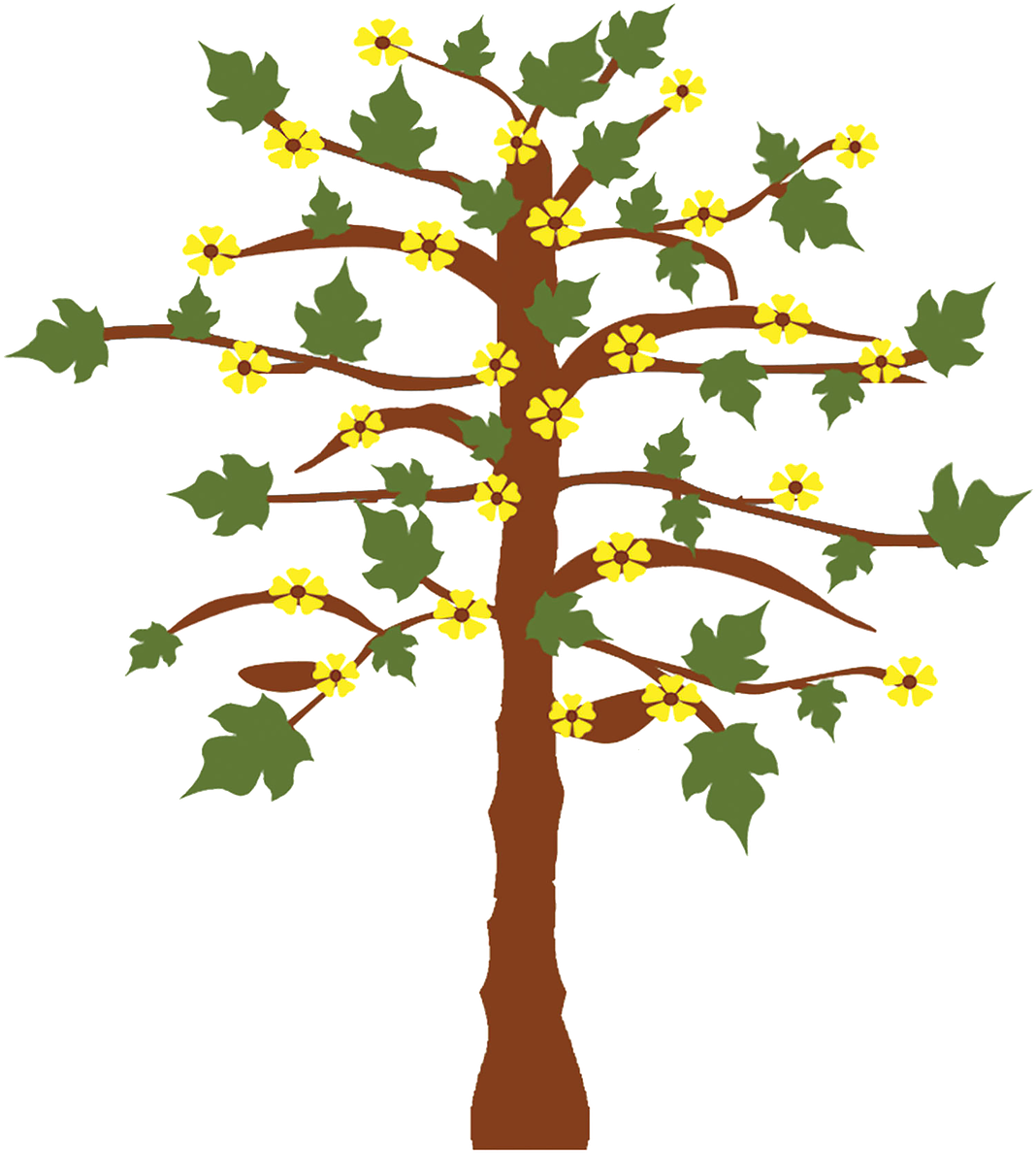 Blooming Tree Illustration