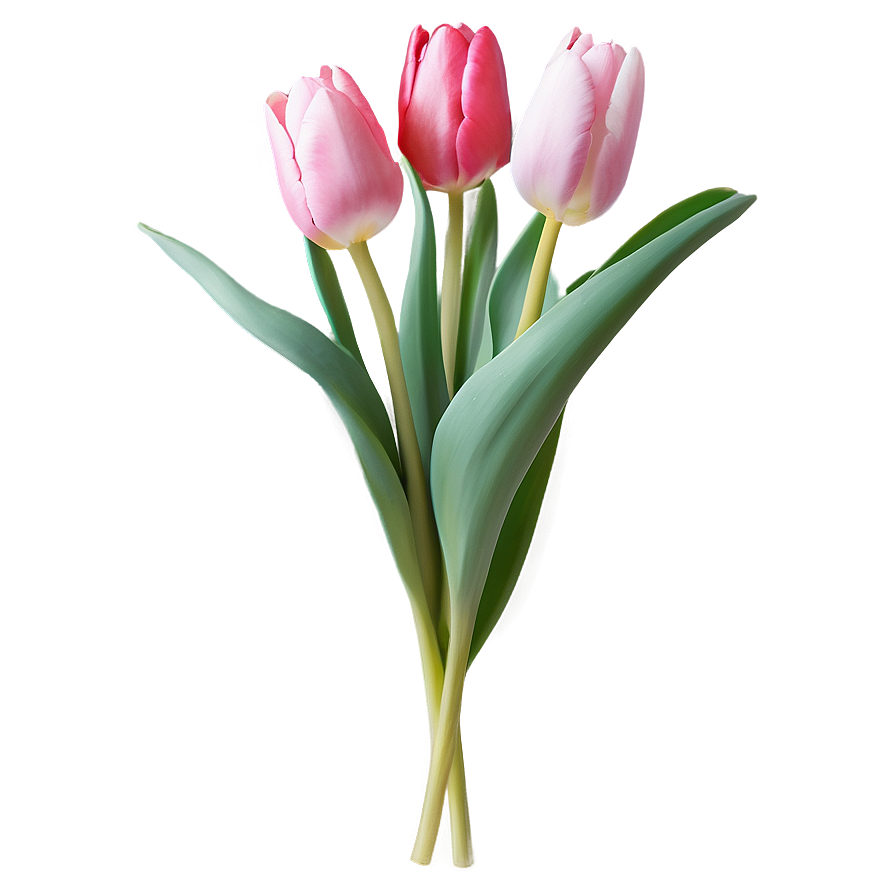 Blooming Tulips Spring Png Upo63