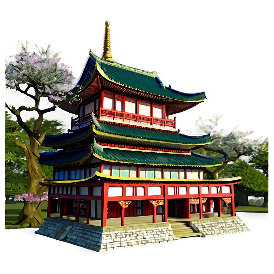 Blossoming Cherry Palace Png Xbs