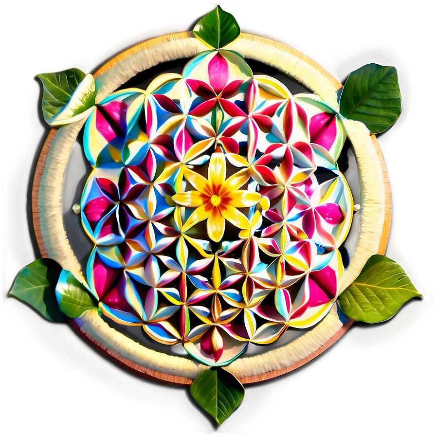 Blossoming Flower Of Life Art Png Njd