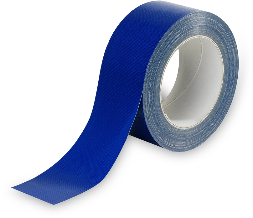 Blue Adhesive Tape Roll