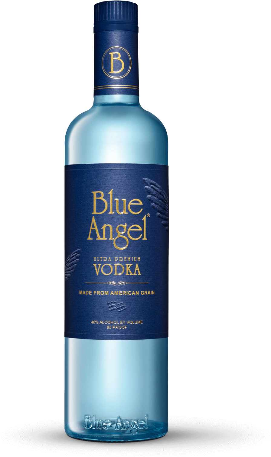 Blue Angel Vodka Bottle