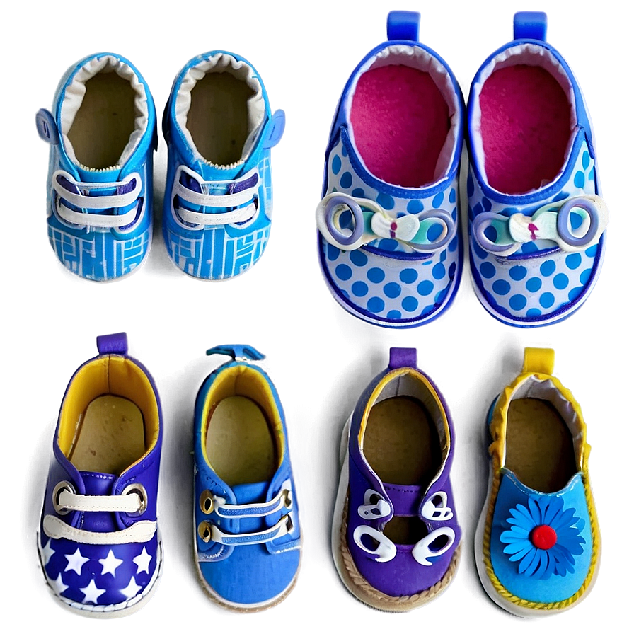 Blue Baby Shoes Png 06262024