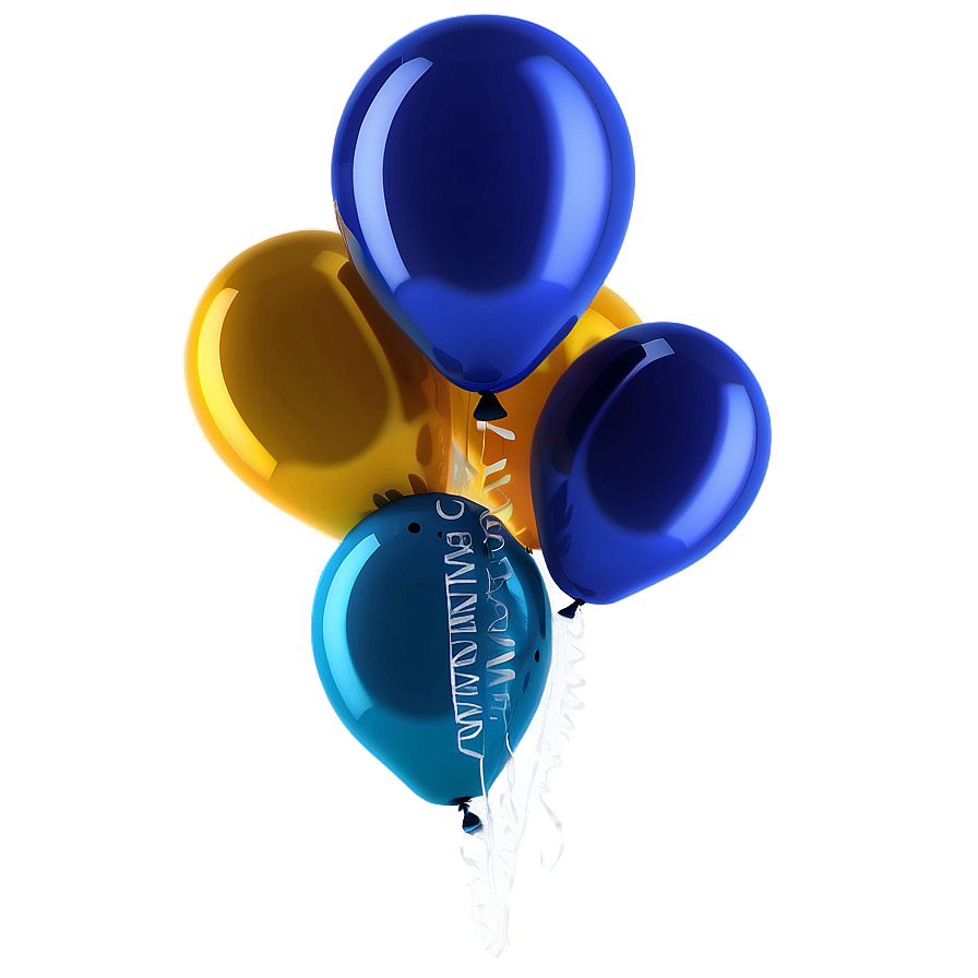 Blue Balloons Png 06122024