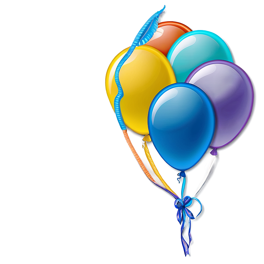 Blue Balloons Png Xec