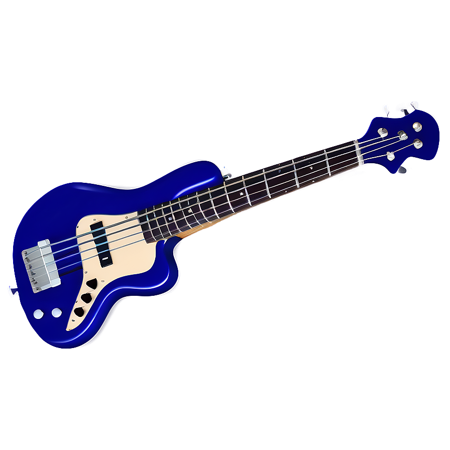 Blue Bass Guitar Png 1