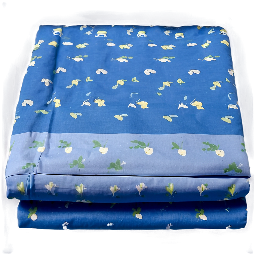 Blue Bed Sheet Png 06272024