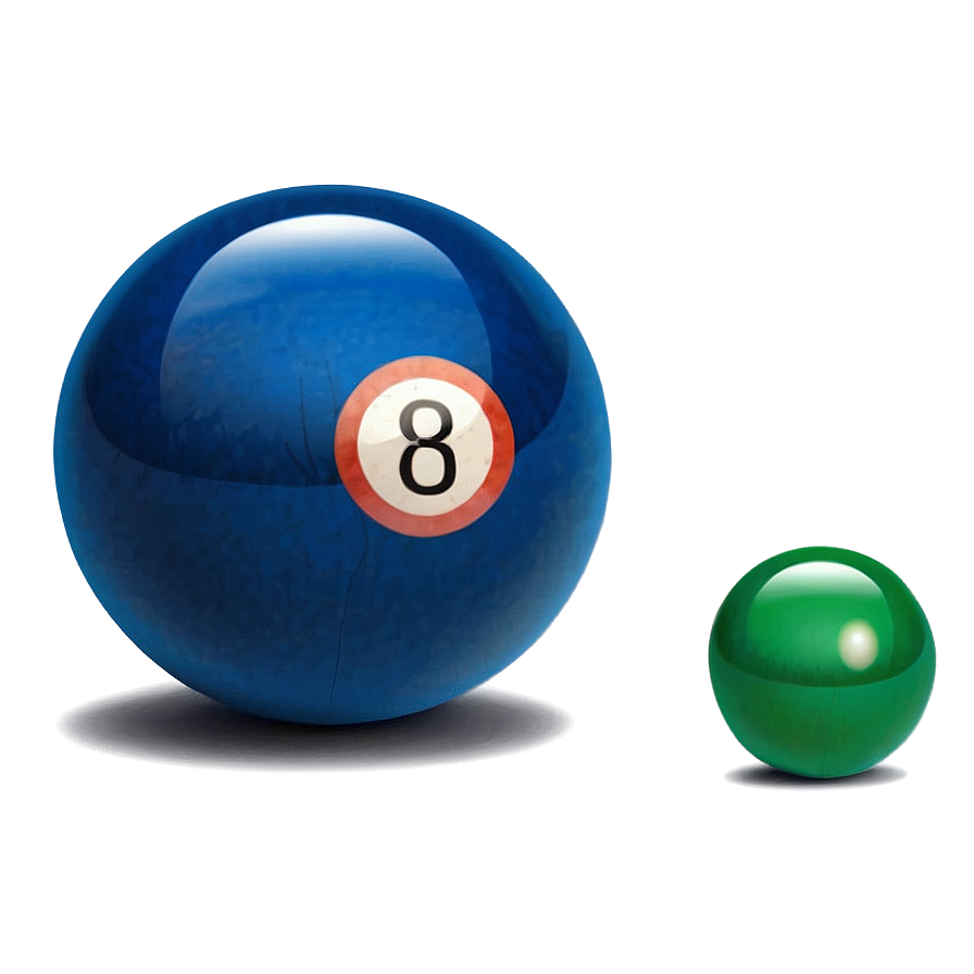 Blue Billiard Ball Png 06132024