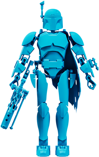 Blue Boba Fett Armor