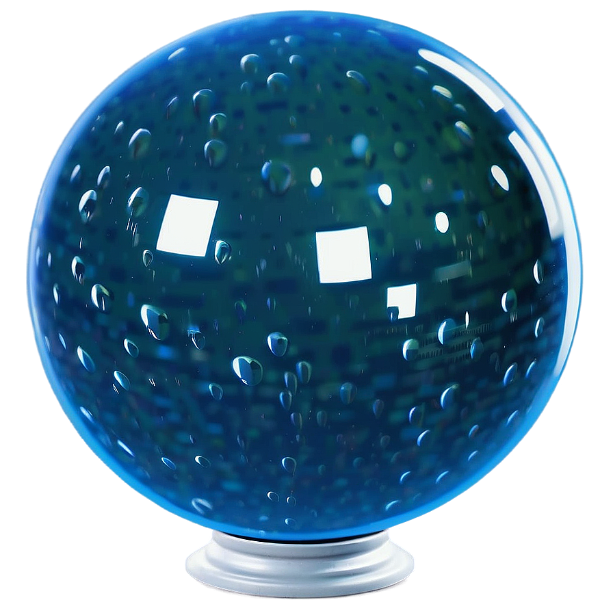 Blue Bubble Ball Png 06132024