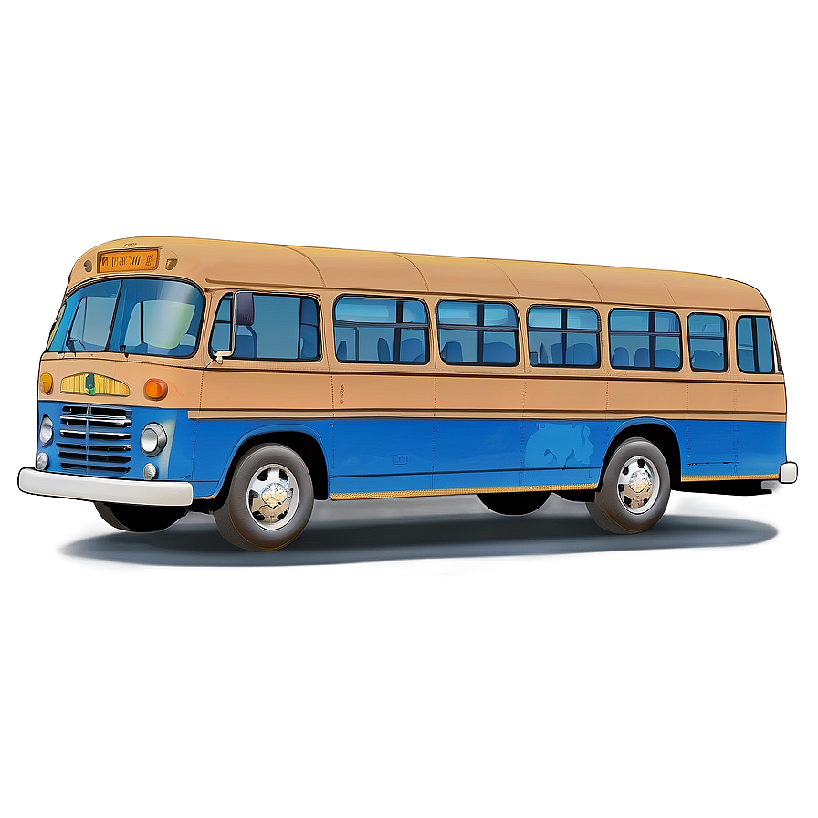 Blue Bus Png 05232024