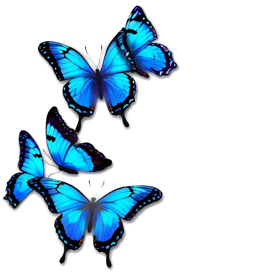 Blue Butterflies C