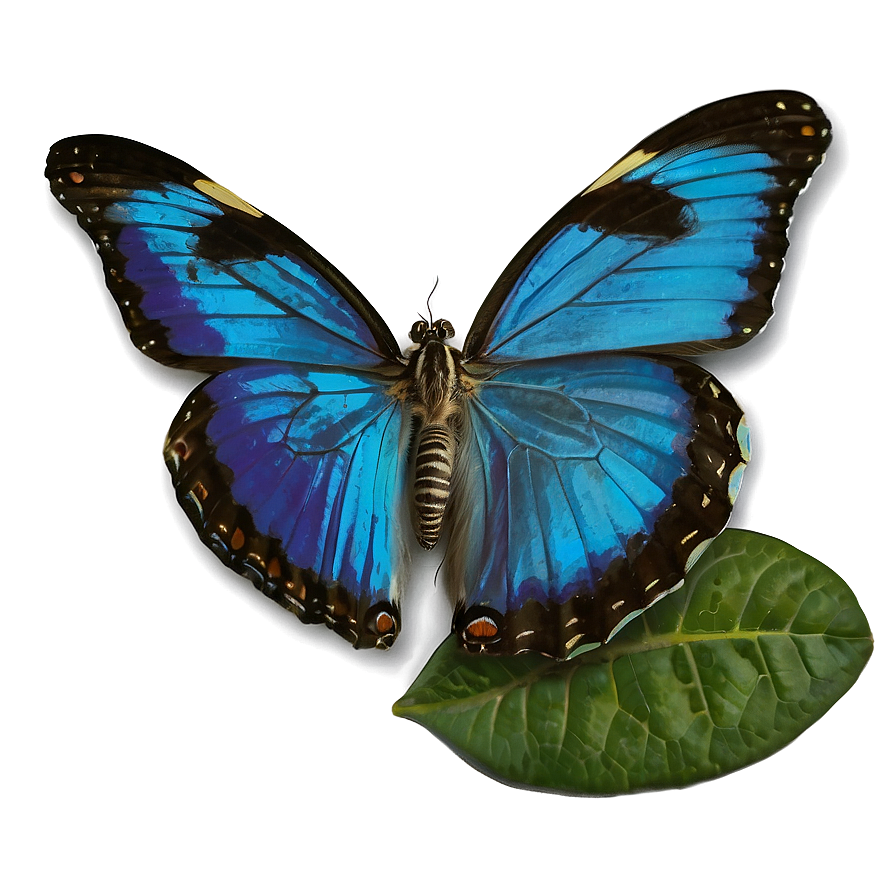 Blue Butterfly In Flight Png 05212024
