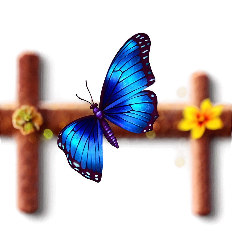 Blue Butterfly Transparent Background Png 05212024