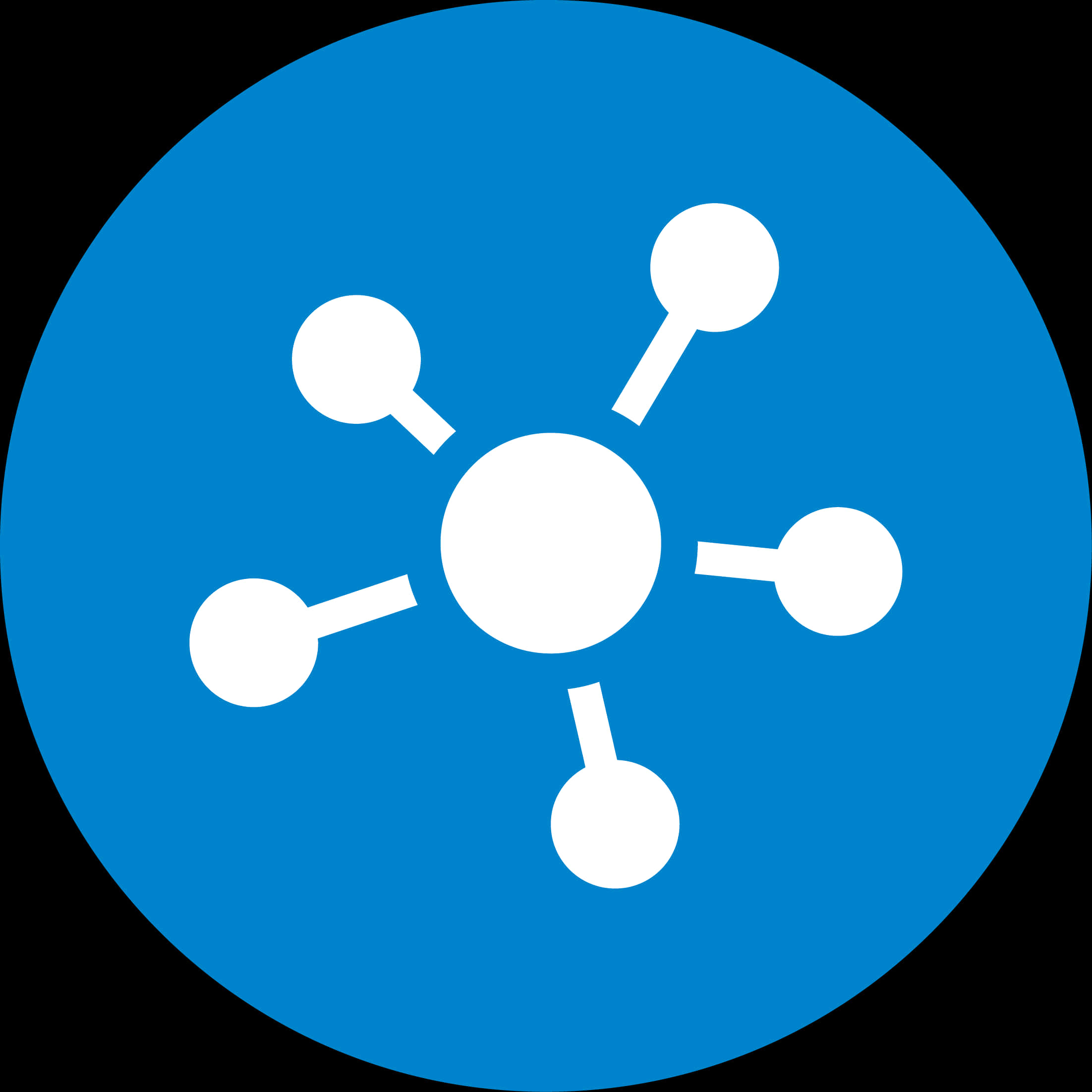 Blue Call Icon Graphic