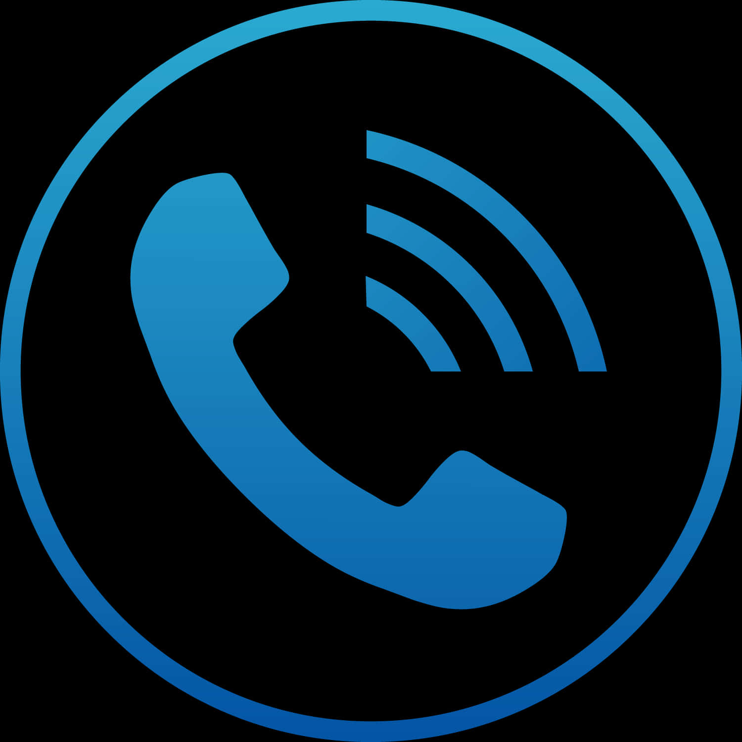 Blue Call Icon