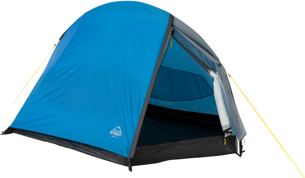 Blue Camping Tent Isolated