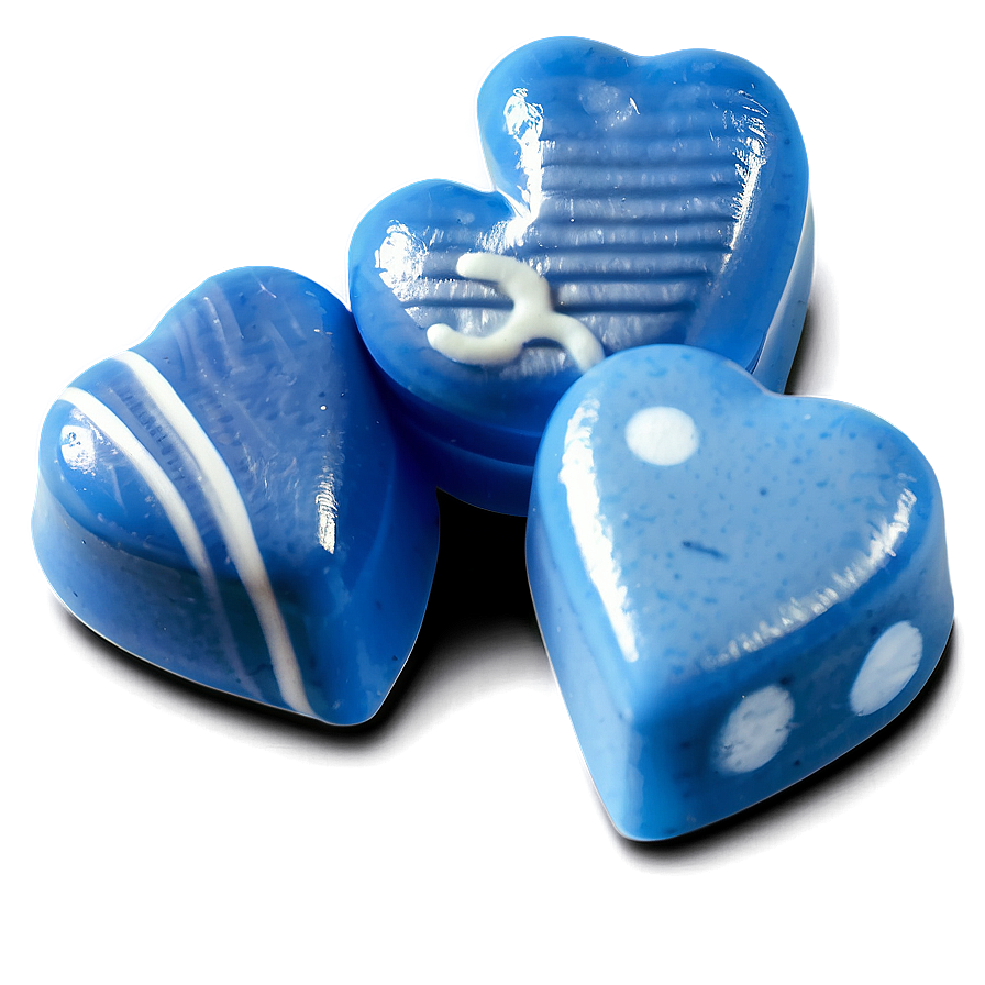 Blue Candy Hearts Png Urr93