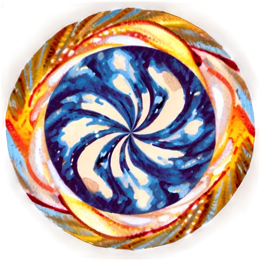 Blue Circle Swirl Png Gej