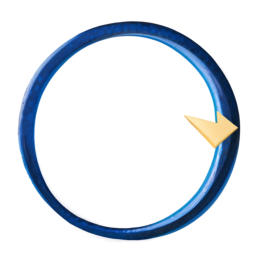 Blue Circle With Arrow Png 14