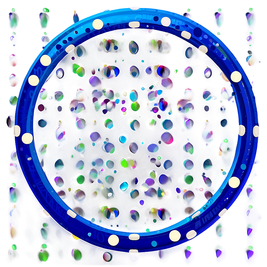 Blue Circle With Dots Png Lxy25