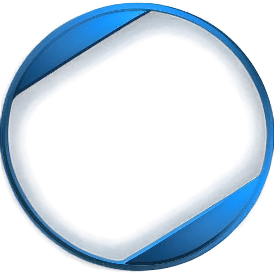 Blue Circle With Text Space Png Rgp