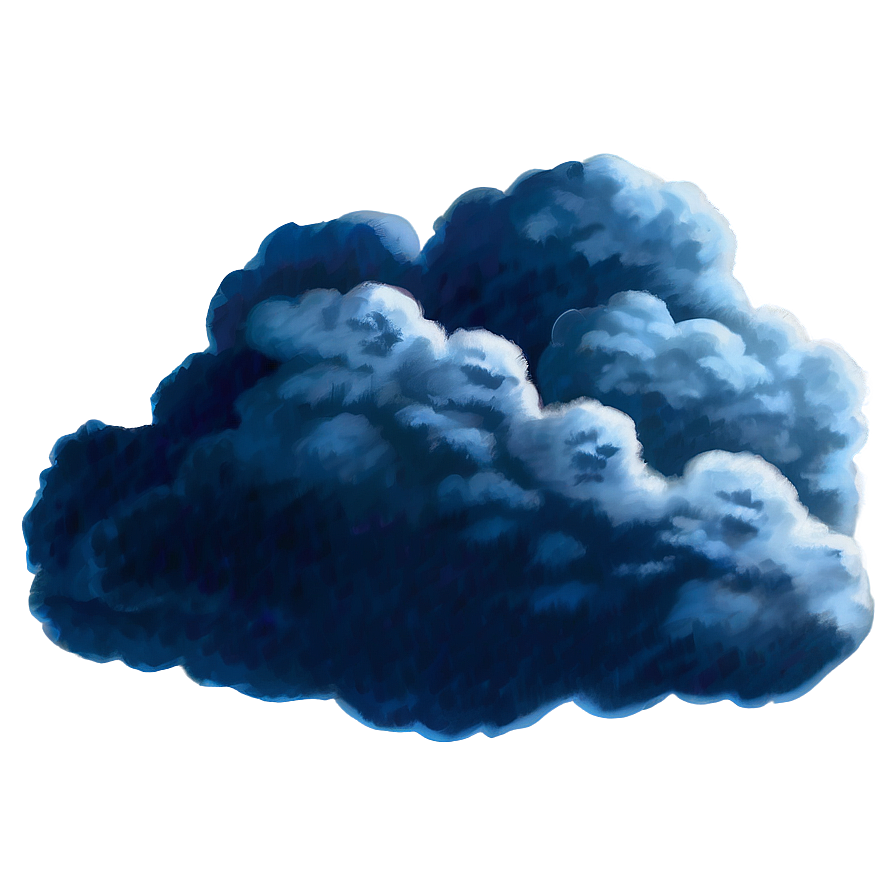 Blue Clouds Background Png Vhs