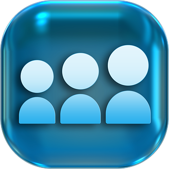 Blue Contacts App Icon