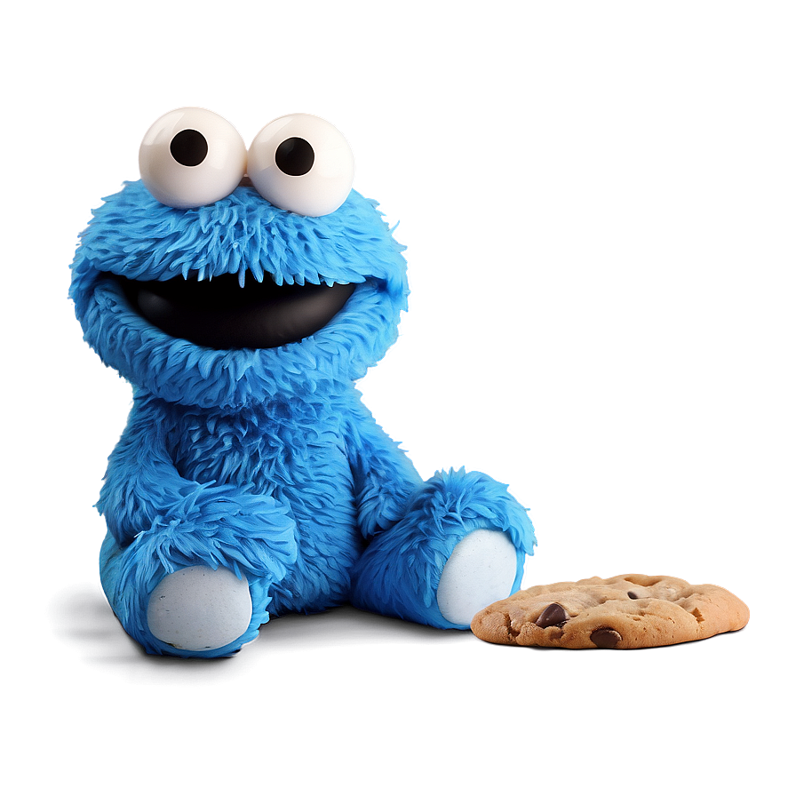 Blue Cookie Monster Character Png 05212024
