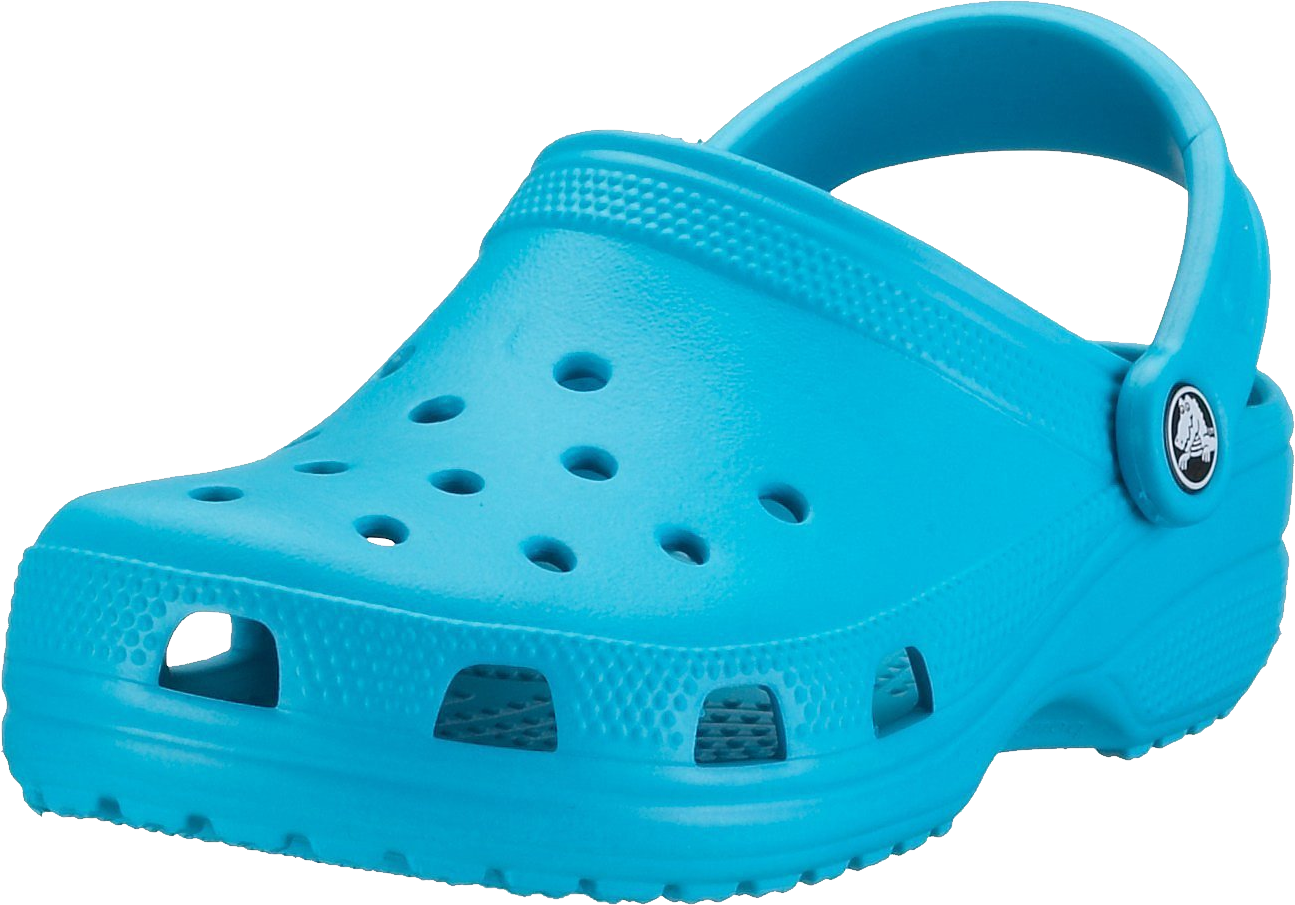 Blue Croc Sandal Single