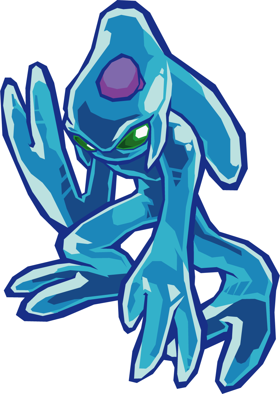 Blue Crystal Pokemon Art