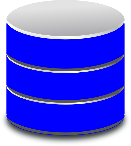 Blue Database Icon