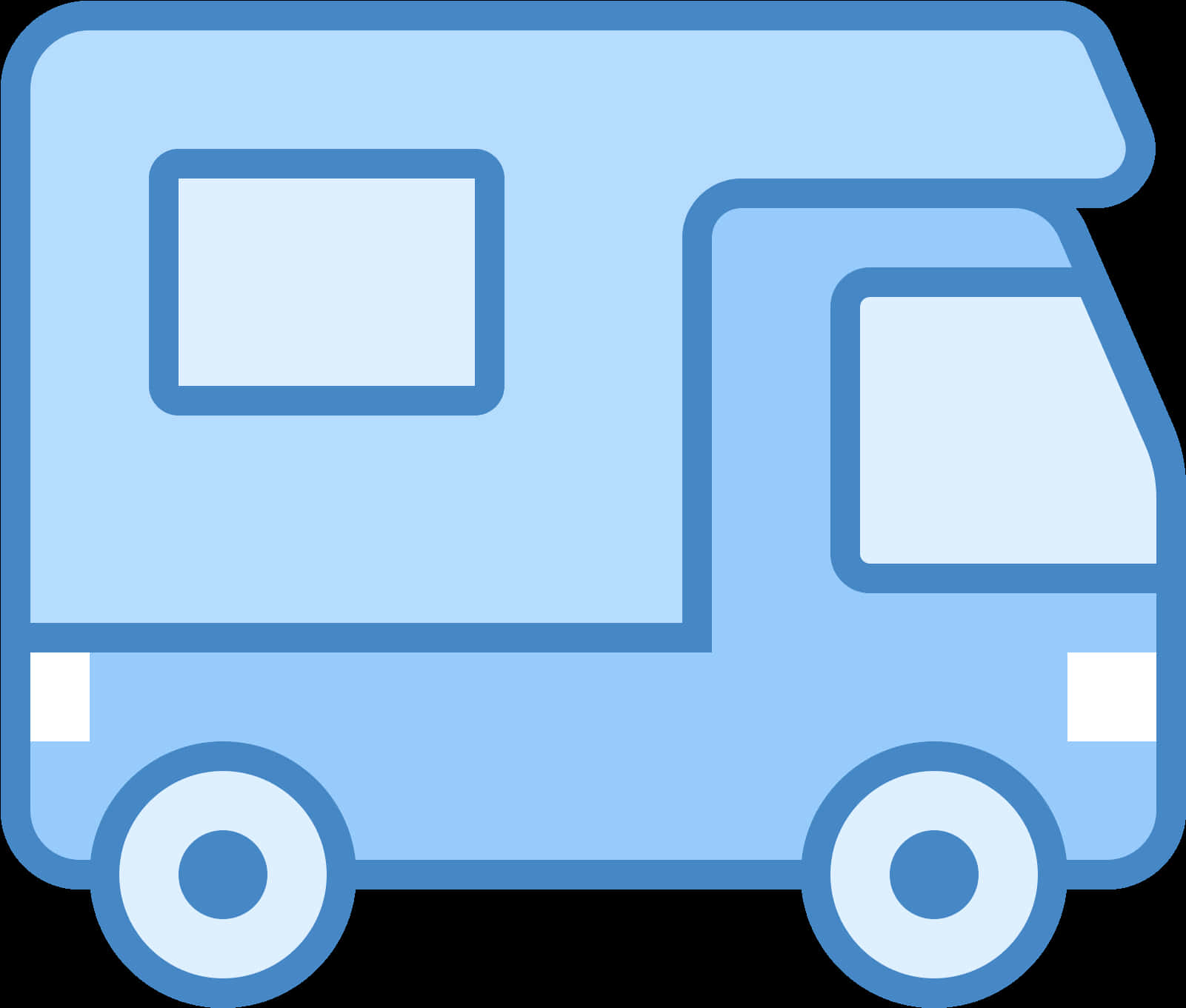 Blue Delivery Truck Emoji