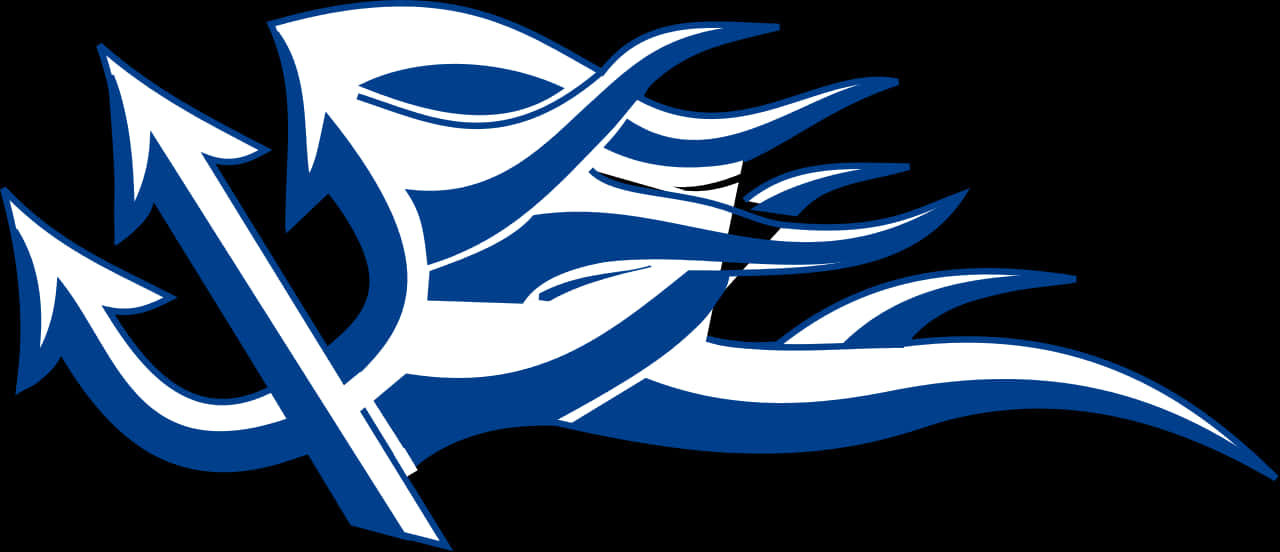 Blue Devil Trident Logo