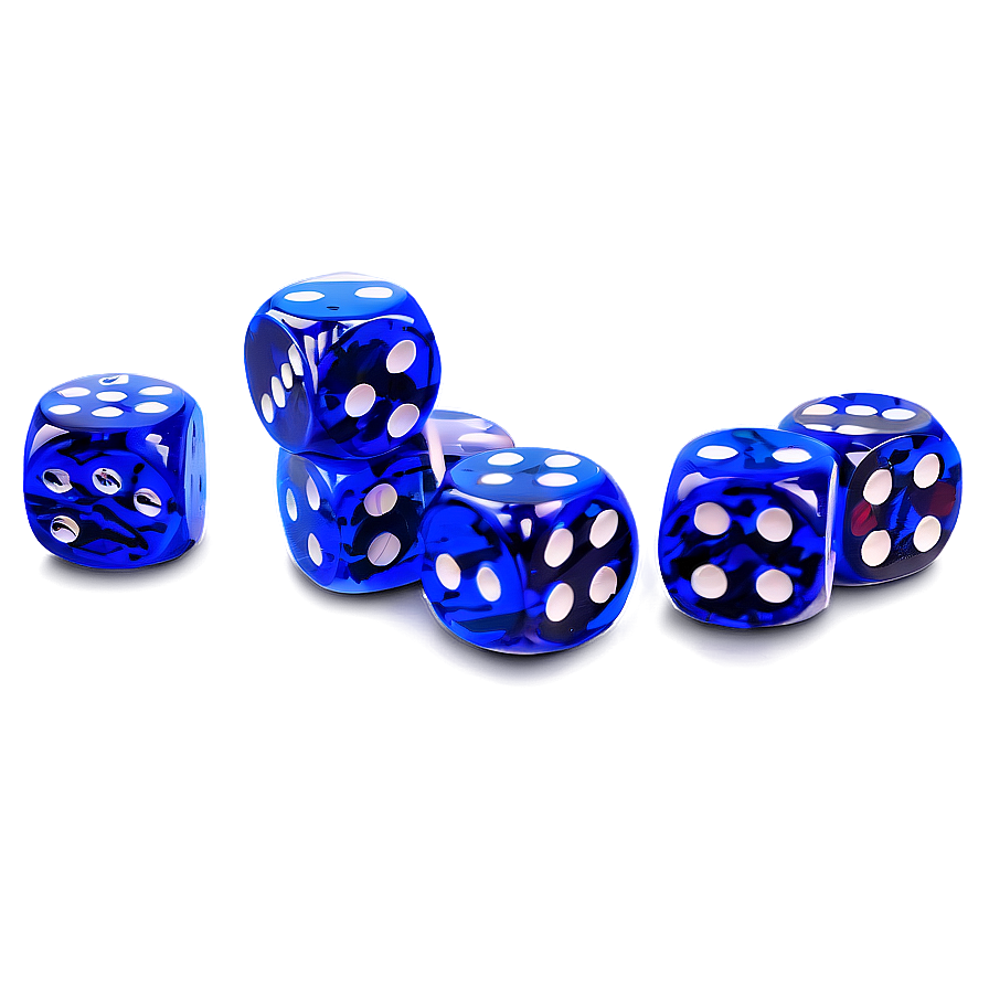 Blue Dice Png 31